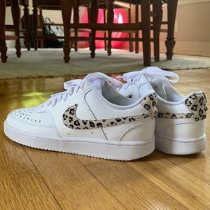 Nike Court Vision low - leopard